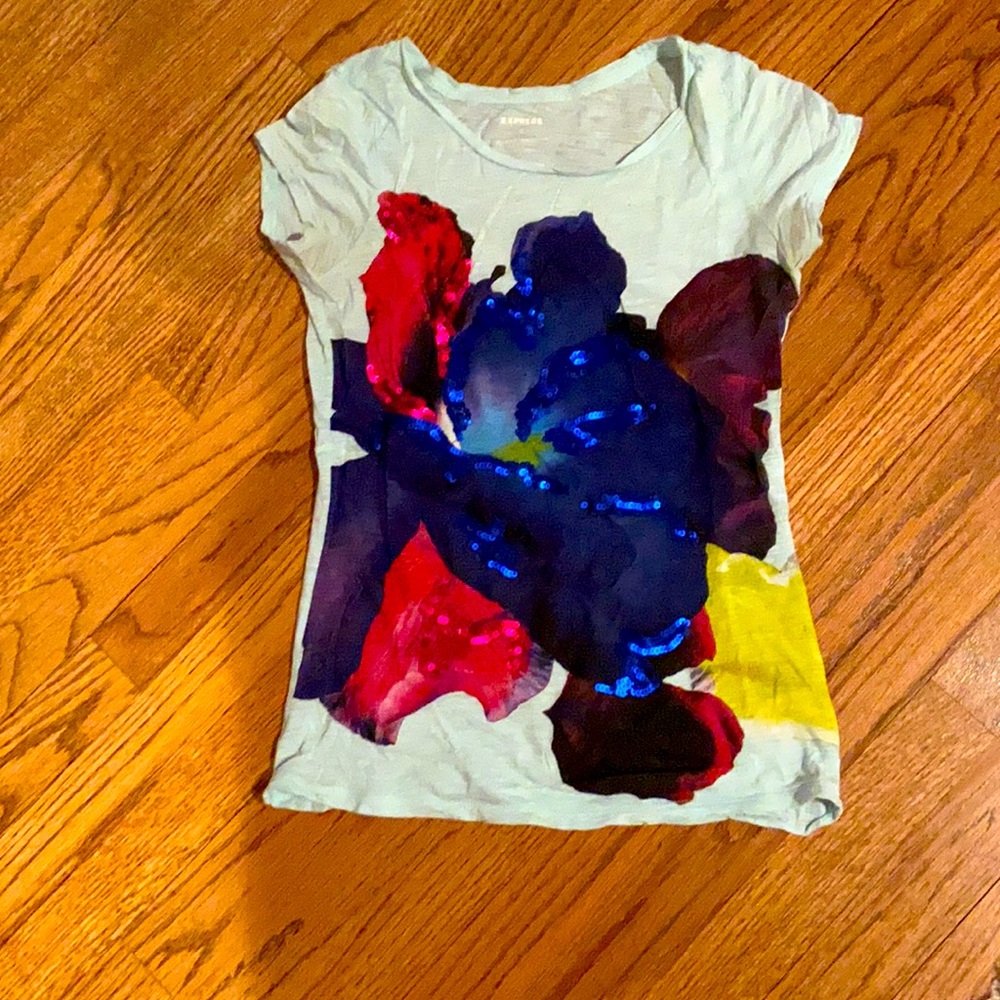 Express sequin t shirt